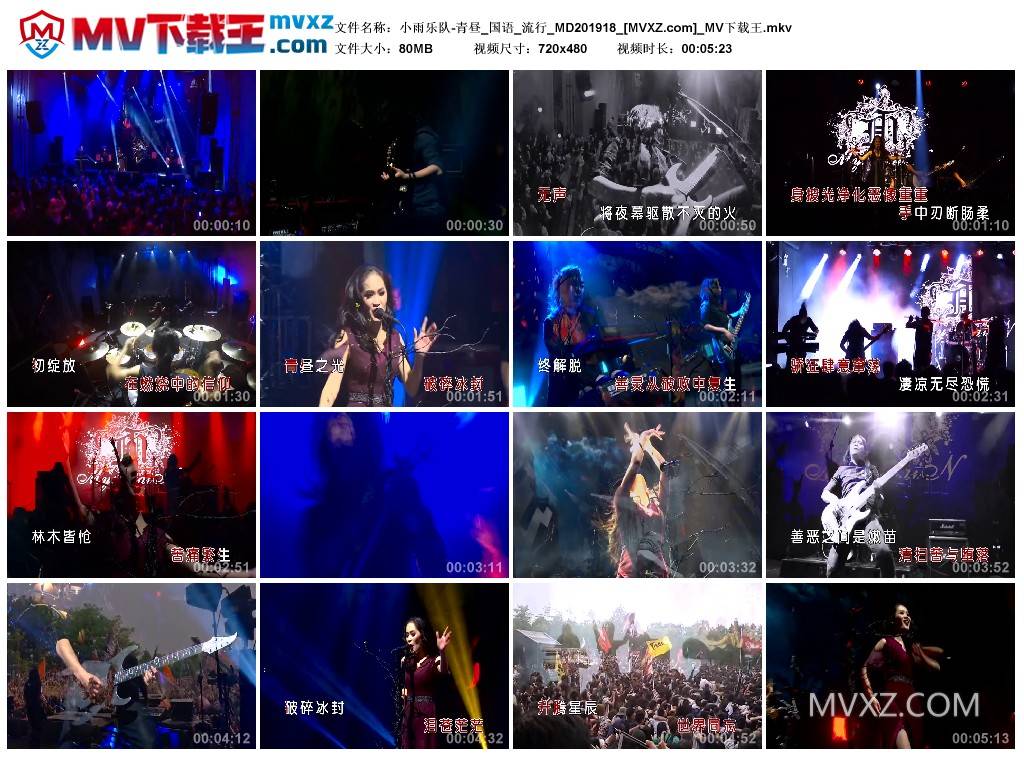小雨乐队-青昼_国语_流行_MD201918